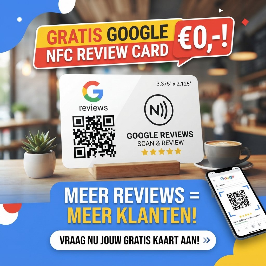 Gratis Google NFC Review Kaart Aanvragen